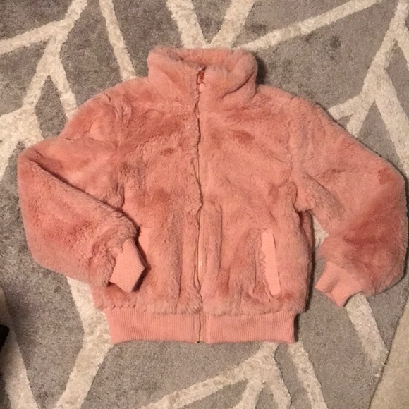 Urban Republic Girls Faux Fur Flight Jacket